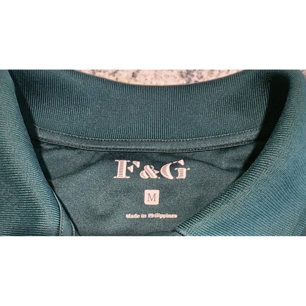 FAIRWAY GREENE POLO SHINNECOCK HILLS GOLF CLUB MENS MEDIUM GREEN EMBROIDED LOGO - Picture 4 of 8